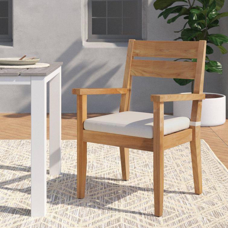 Teak garden online armchair